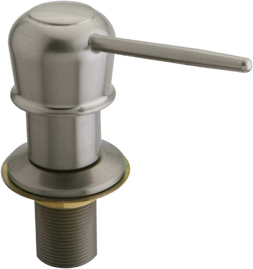 Kingston Brass SD1608 Heritage Soap Dispenser, Brushed Nickel 11.25 x 4.5 x 2.63