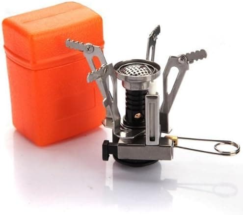 Abold Ultralight Portable Outdoor BackpackAbolding Camping Stoves with Piezo Ignition (Black)