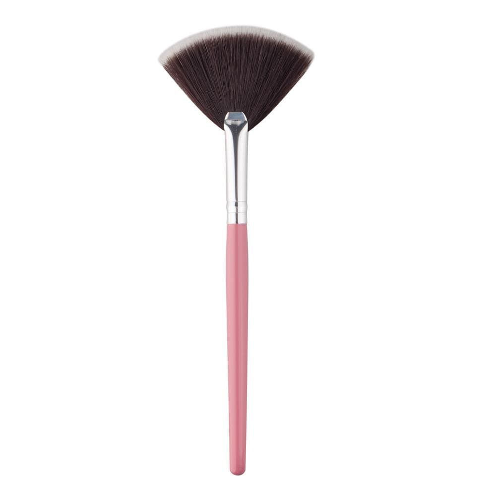 SMTSMT 2017 1Pc Fan Brush Portable Slim Professional Makeup Brush (Pink)