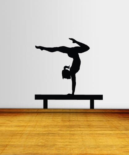 Vinyl Wall Decal Sticker Gymnastics Balance Beam 36" X 35" Item#813-36x35