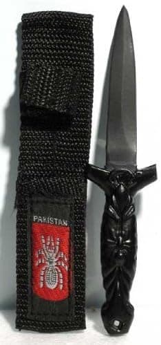 512 Straight Blade Athame Spider Boot Knife