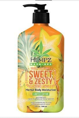 Hemp Sweet & Zesty Herbal Body Moisturizer 17oz