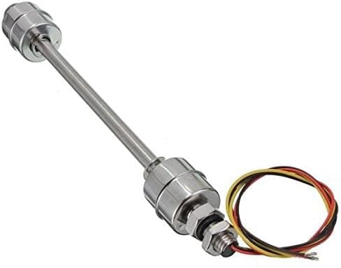 Ologymart 200mm Liquid Float Switch Water Level Sensor Stainless Steel Double - Electrical Gadgets & Tools Electrical Switch - 1 x Stainless Steel Float Switch Double Ball