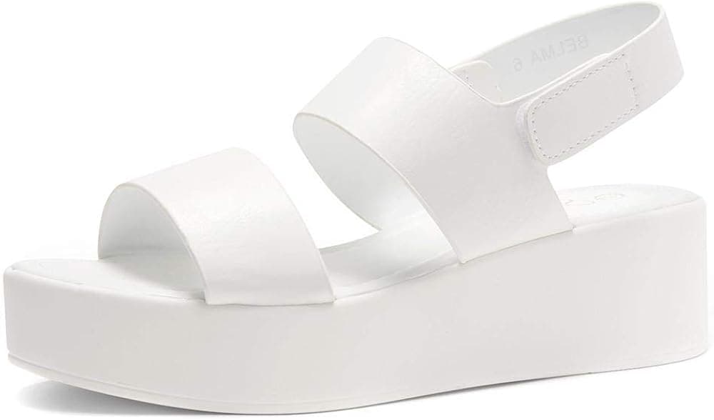 Herstyle Belma Women's Open Toe Ankle Strap Platform Wedge Sandals