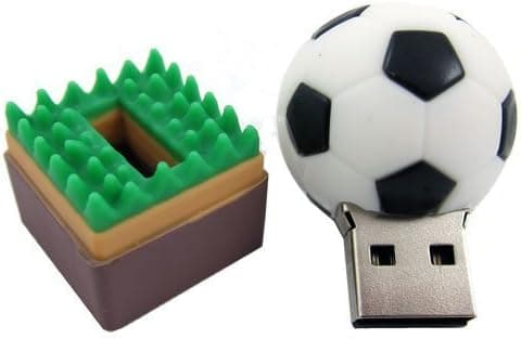 D-CLICK TM 4GB/8GB/16GB/32GB/64GB/Sport Ball Shape USB High speed Flash Memory Stick Pen Drive Disk (16GB, Soccer)