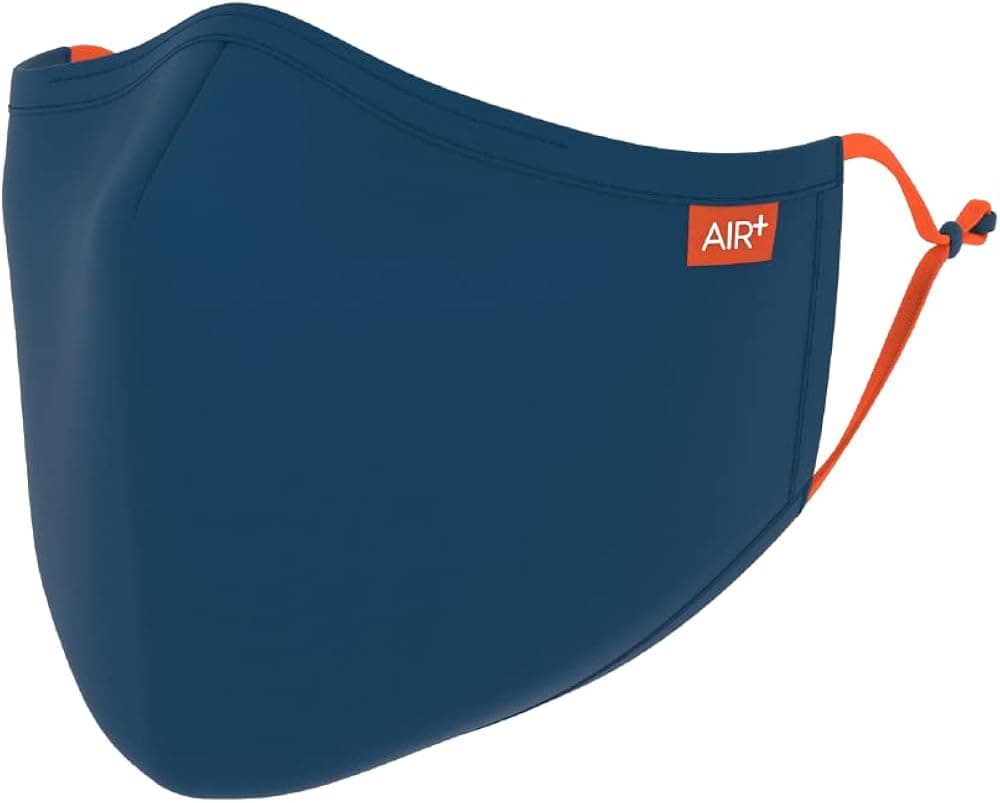 AIR+⁺ Voyager Reusable Face Mask, Proven Protection for Men & Women, Advanced Filtration, Washable, Breathable, Four colors