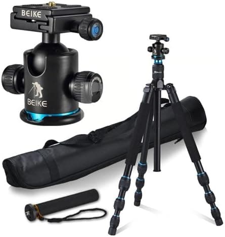 CowboyStudio Multi-function Aluminum Alloy Camera Tripod Monopod with Quick Release Plate Ball Head and Bag, BK-475