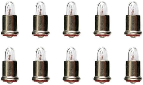 CEC Industries #6034 Bulbs, 28 V, 0.672 W, SX6s Base, T-1.75 shape (Box of 10)