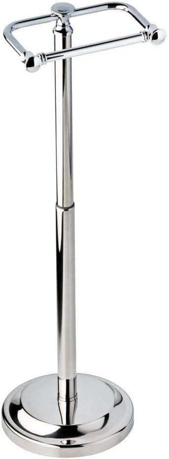 Delta Silverton Telescoping Free-Standing Toilet Paper Holder, Chrome