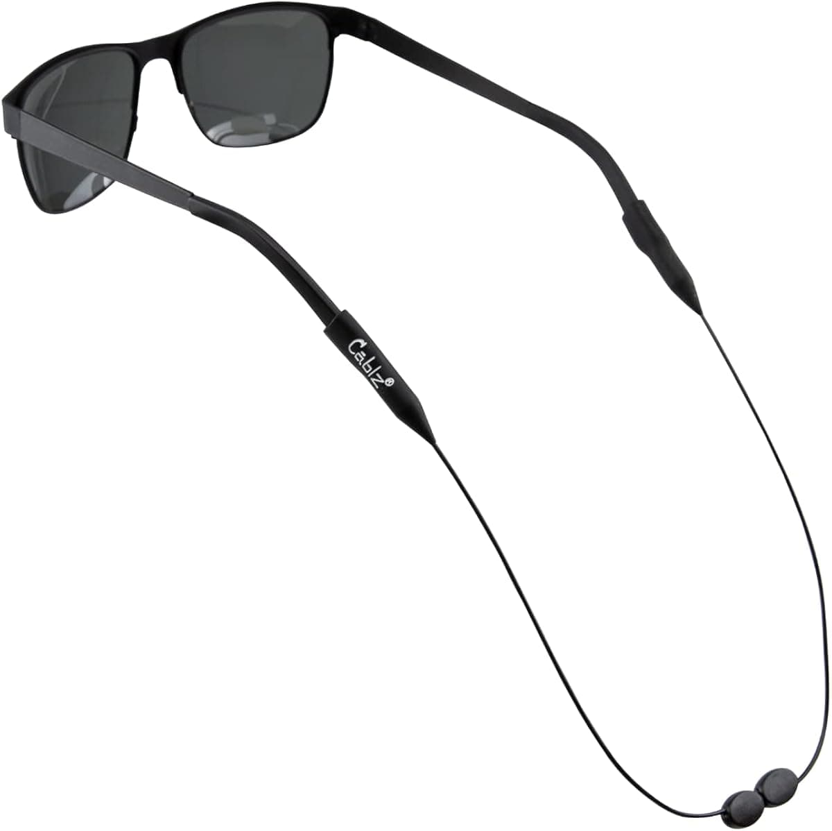 Cablz Monoz Adjustable Eyewear Retainer | Monofilament-Like Line, Adjustable, Off-The-Neck Eyewear Retainer Strap, 14in