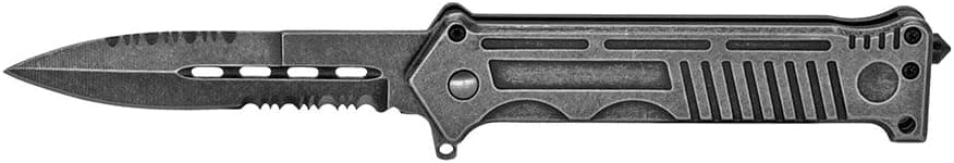 4 1/2" Straight Blade. The Jo-ker Spring Assist Knife