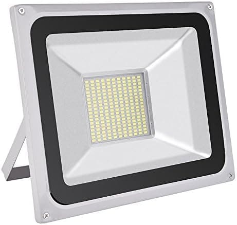 Coolkun 10/20/30/50/100/150/200/300/500W LED Flood Lights,Super Bright Work Lights, Outdoor and Indoor IP65 Waterproof Security Light for Garage, Garden, Lawn and Yard (100W Daylight White)