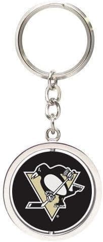 Aminco International NHL-SK-741-14 Spinning Key Chain - Pittsburgh Penguins