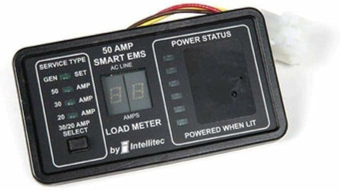 Intellitec 0000903150 50 Amp Smart EMS Monitor Panel, Black