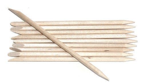 Perfect Stix Manicure Cuticle Wooden Sticks 4" Length ( pack of 100)