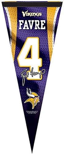 Minnesota Vikings Brett Favre Premium Jersey Pennant