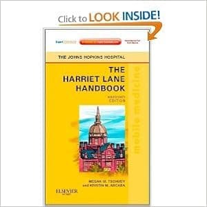 The Harriet Lane Handbook 19th (Nineteenth) Edition byTschudy
