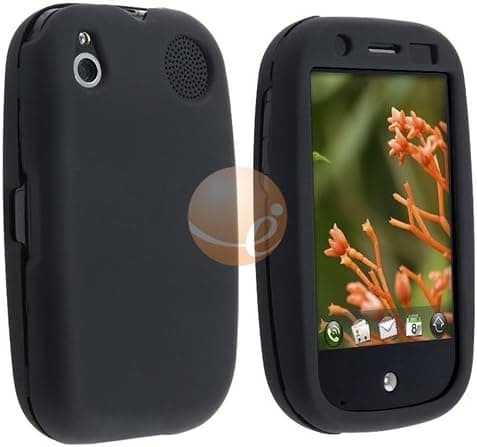 Clip-on Rubber Coated Case for Palm Pre, Black