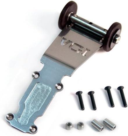 Atomik RC Grave Digger 1:16 Aluminum Alloy Wheelie Bar Hop Up Upgrade, Grey/Gun Metal Replaces Part 7184