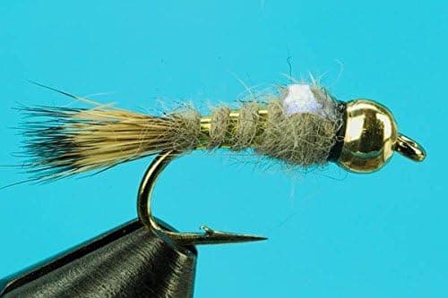 Big Y Fly Co Beadhead Flashback Hare's Ear-One Dozen Fishing Flies