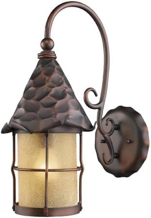 Elk Home 385-AC Rustica 19'' High 1-Light Outdoor Sconce in Antique Copper
