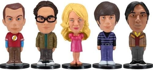 Funko Big Bang Theory: Mini Wacky Wobbler Set, 5 Pieces