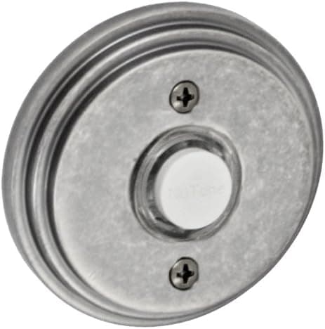 Fusion Hardware BEL-B1-ATP Decorative Collection Stepped Doorbell, Antique Pewter, 1-Pack