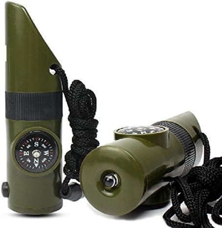 YUEDGE 7 in 1 Multifunctional Outdoor Survival Whistle