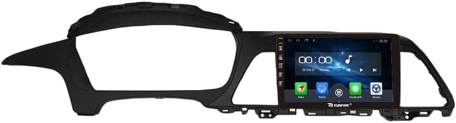 KUNFINE Android Radio CarPlay & Android Auto Autoradio Car Navigation Stereo Multimedia Player GPS Touchscreen RDS DSP BT WiFi Headunit Replacement for Hyundai Sonata 2015-2017, if Applicable