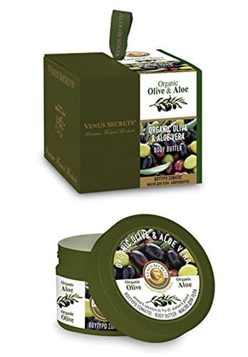 Body Butter Organic/Aromatherapy/Organic Olive oil & Aloe Vera/Body Moisturiser For Dry Skin/Rich and Lasting Hydration/Restores Natural Moisture of the Skin/Gift box / 280ml