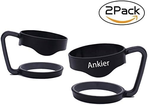 2Pack-Ankier Cup Handle For Yeti 30 oz Rambler Tumbler Stainless Steel,Anti-Slip Grip Accessories holder for RTIC, SIC,Ozark Trail Mug