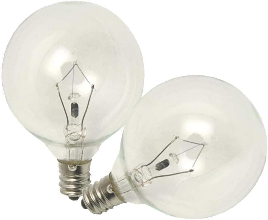 Globe Light Bulbs, Clear, 2-Pk., 25-Watts