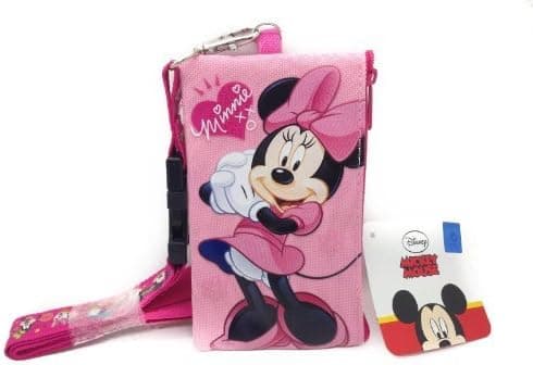 Disney Mickey Minnie Cars Id Ticket Iphone Key Chain Badge Holder Wallet Collection (mickey)