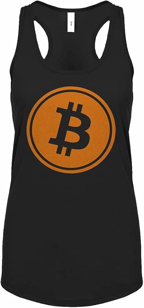 Bitcoin Womens Racerback Tank Top
