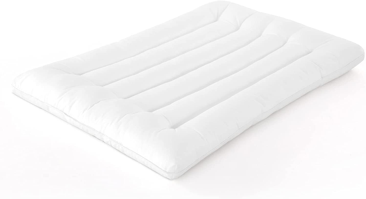 HOMBYS Thin Stomach Sleeper Bed Pillows for Sleeping, 2.5 Inch Thin Slim Flat Pillow for Stomach and Back Sleepers, Extra Low Profile Pillow, Machine Washable-18x30(Queen, White)