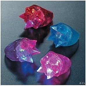 Spike Flashing Rings (1 dz) [Toy]
