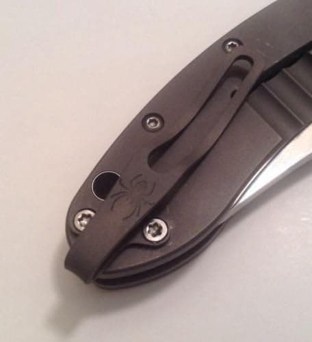 Titanium Deep Carry Pocket Clip for Spyderco Southard Knife Model