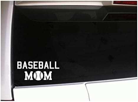 Baseball Mom 6" Decal Vinyl StickerJ35 Sports Athlete Shoes Cleats Ball Uniforms Diamond Family Love Car Wall
