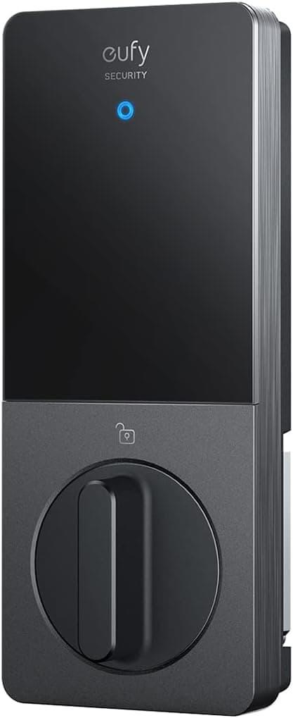 eufy Security Wi-Fi Smart Lock+Wireless Keypad, Keyless Entry Door Lock Replacement, Built-in Wi-Fi, Remote Control, in-App History and Scheduled Access, IP65 Waterproof, Fits Your Existing Deadbolt