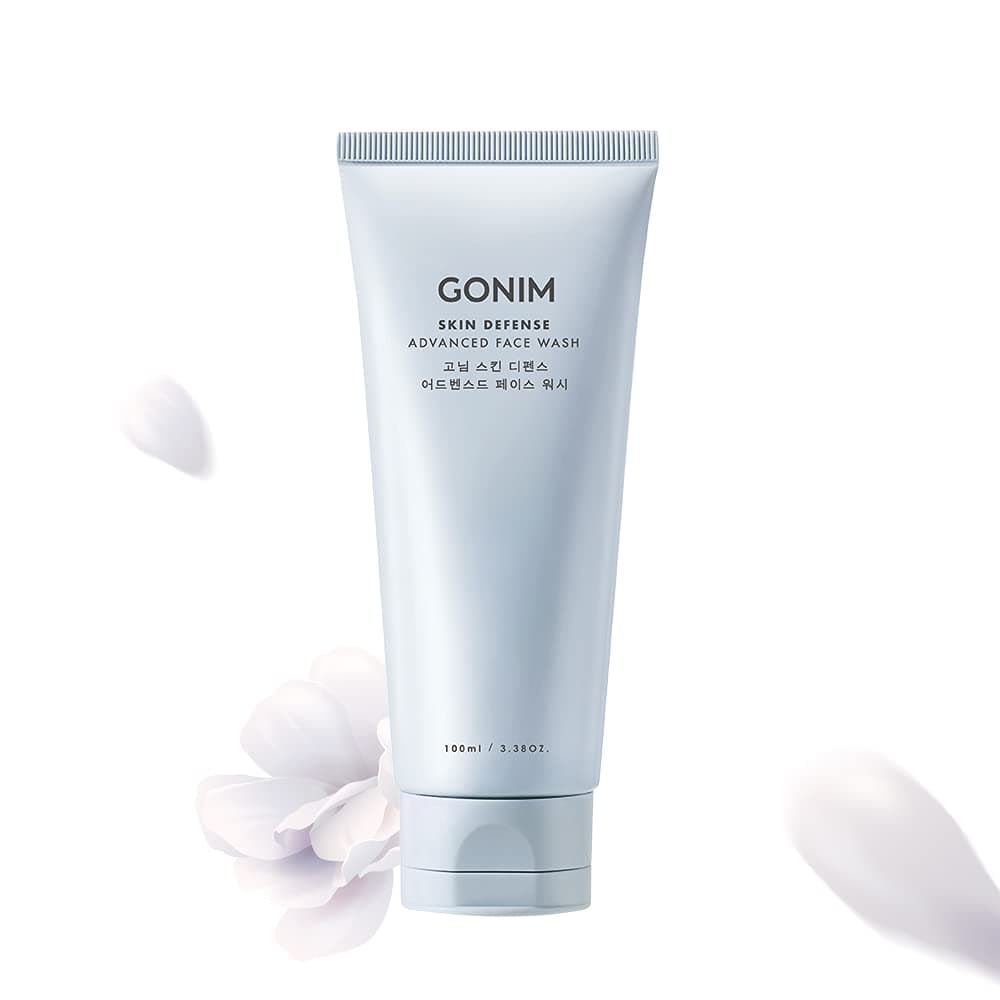 GONIM Skin Defense Advanced Face Wash, Korean Facial Cleanser Foaming Remove Oil and Blackheads Plant Formula Face Wash -100ml