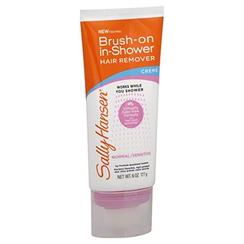 Sally Hansen Hair Remover, Brush-On In-Shower, Normal/Sensitive, Creme, 6 oz.