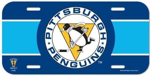 WinCraft NHL Pittsburgh Penguins License Plate