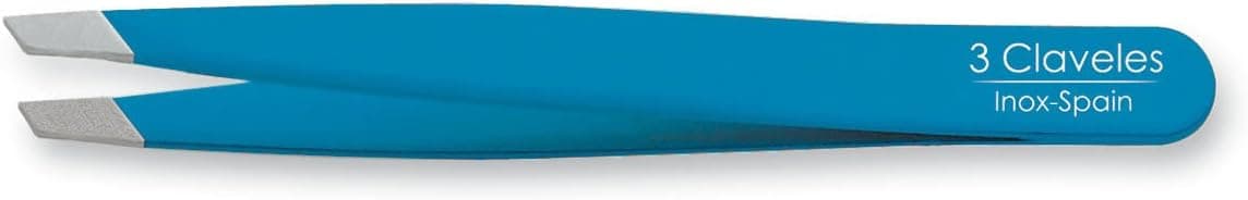 3 Claveles 12277 Tweezers Tweezers Slanted, Stainless Steel 9 cm