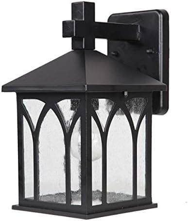 Acclaim 5002BK Builder's Choice Collection 1-Light Wall Mount Outdoor Light Fixture, Matte Black