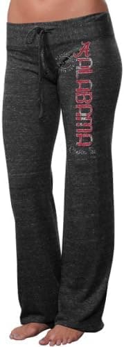 NCAA Alabama Crimson Tide Ladies Comfort Stamp Tri-Blend Pants - Charcoal (Small)
