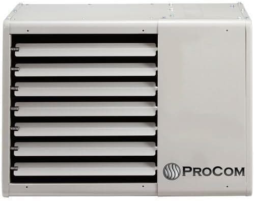 ProCom GHBVN80 Garage Heater, 18 5/8” H x 24 1/2” W x 25 3/16” D, White