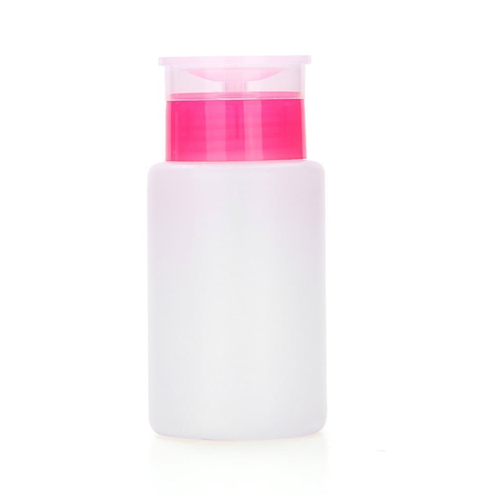 Warm Girl 150ML Empty Pump Dispenser Nail Polish Liquid Alcohol Remover Cleaner Bottle Art Equipment