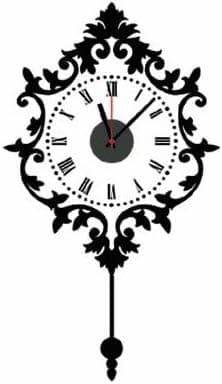 Peel N' Stick DIY Functioning Wall Clock for home Royal Design