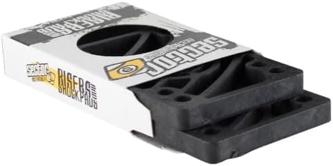 Sector 9 Mini Risers (Single Set), Black, 1/4-Inch