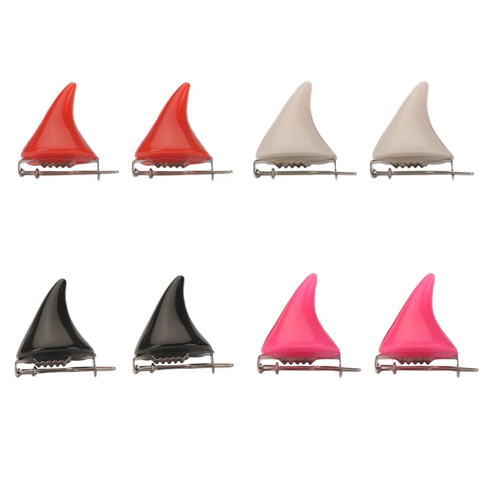 Halloween Horns Hair Accessories Clips Red Horn Hair Clip Small Barrettes Hairpins Halloween Costumes for Women Girls 8PCS